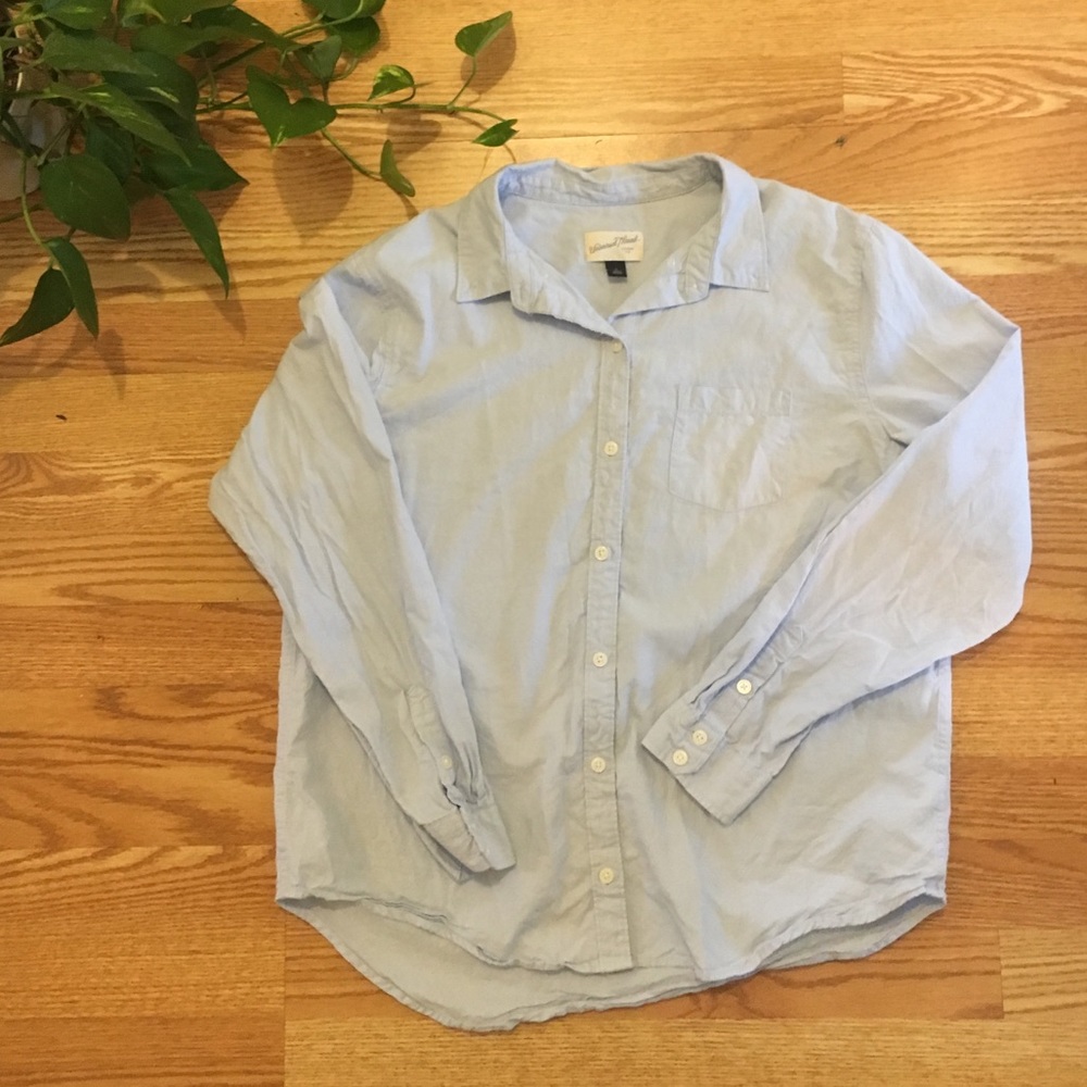 Light Blue Universal Thread Classic Button Down